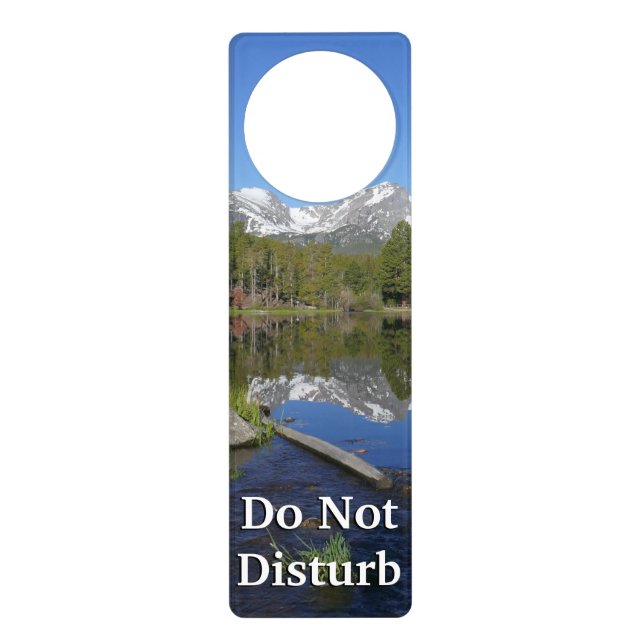 Sprague Lake II at Rocky Mountain National Park Door Hanger (Front)