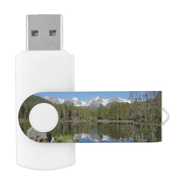 Sprague Lake II at Rocky Mountain National Park Flash Drive (Opened)