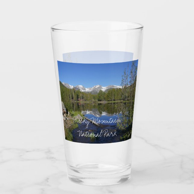 Sprague Lake II at Rocky Mountain National Park Glass (Front)