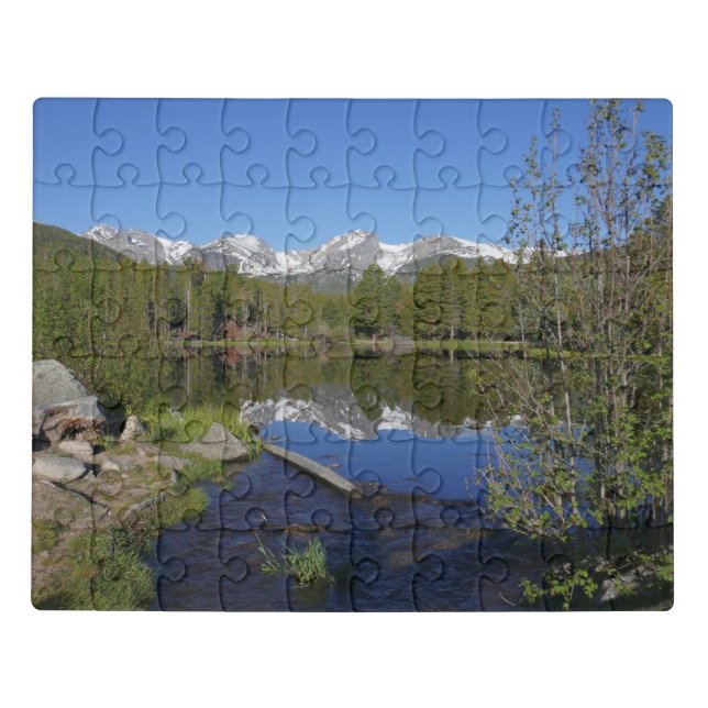 Sprague Lake II at Rocky Mountain National Park Jigsaw Puzzle (Puzzle Horizontal)