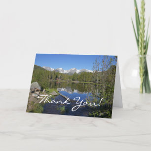 Sprague Lake II at Rocky Mountain National Park Letterpress Thank You Card