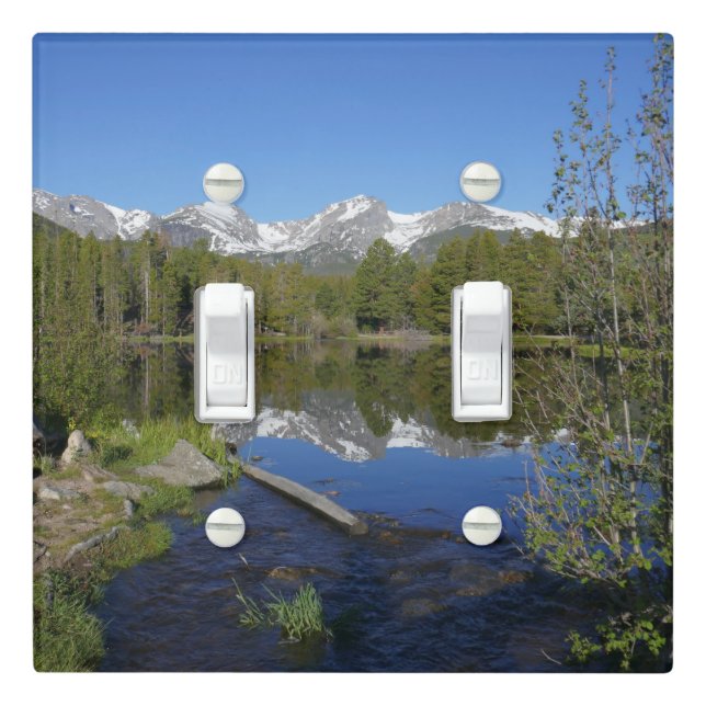 Sprague Lake II at Rocky Mountain National Park Light Switch Cover (In Situ)