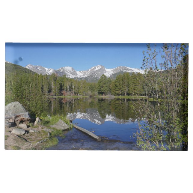Sprague Lake II at Rocky Mountain National Park Place Card Holder (Front)