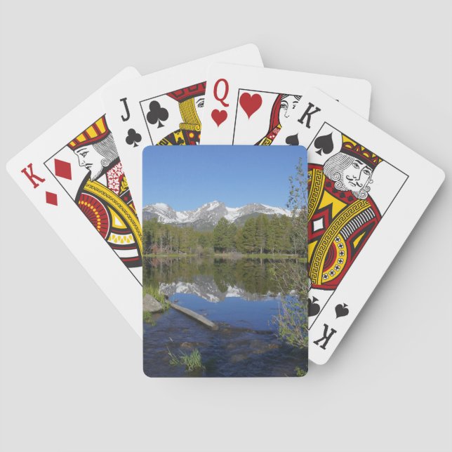Sprague Lake II at Rocky Mountain National Park Poker Cards (Back)