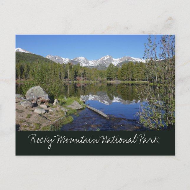 Sprague Lake II at Rocky Mountain National Park Postcard (Front)