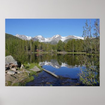 Sprague Lake Ii At Rocky Mountain National Park Poster by mlewallpapers at Zazzle