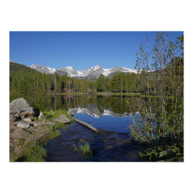Sprague Lake II at Rocky Mountain National Park Poster (Front)