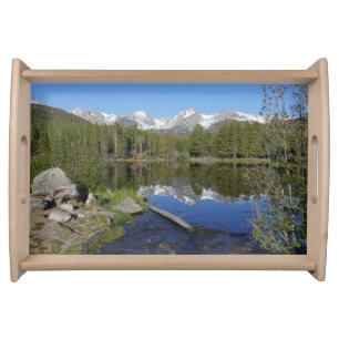 Sprague Lake II at Rocky Mountain National Park Serving Tray