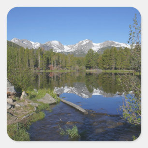 Sprague Lake II at Rocky Mountain National Park Square Sticker