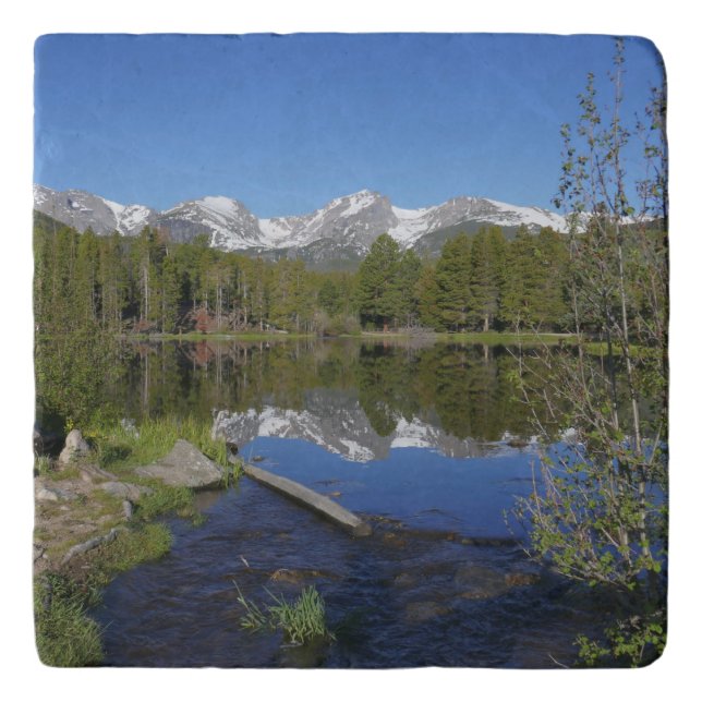 Sprague Lake II at Rocky Mountain National Park Trivet (Front)