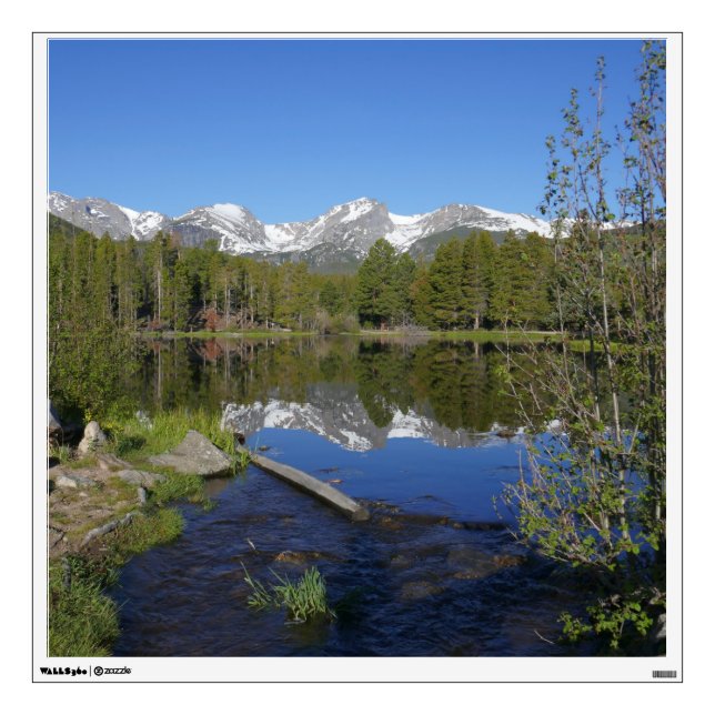 Sprague Lake II at Rocky Mountain National Park Wall Decal (Front)