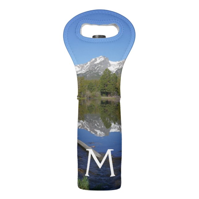 Sprague Lake II at Rocky Mountain National Park Wine Bag (Front)