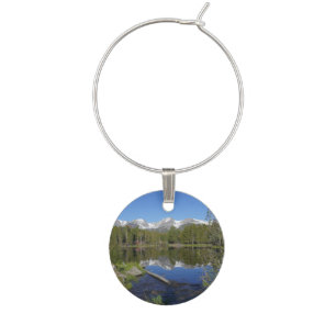 Sprague Lake II at Rocky Mountain National Park Wine Charm