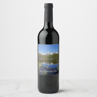 Sprague Lake II at Rocky Mountain National Park Wine Label