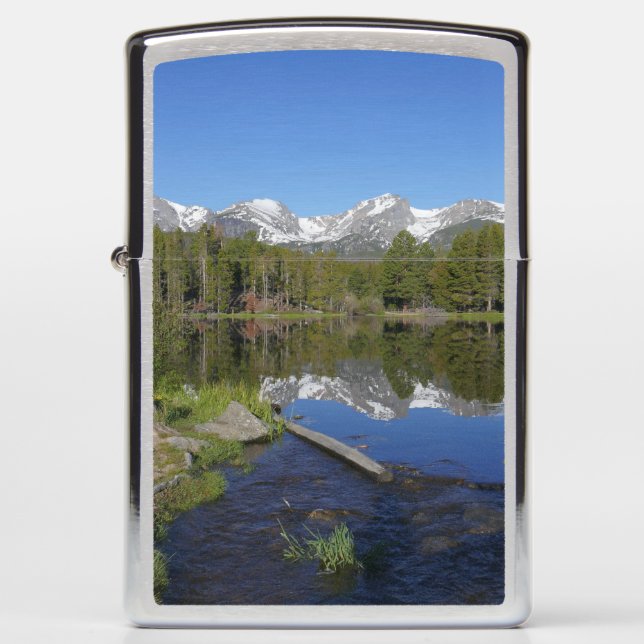Sprague Lake II at Rocky Mountain National Park Zippo Lighter (Front)