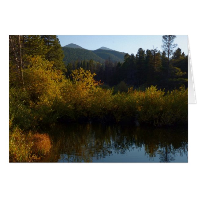 Sprague Lake in Fall Cards (Front Horizontal)