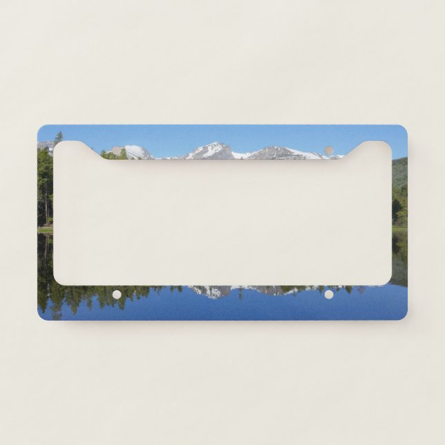Sprague Lake Reflection License Plate Frame (Front)