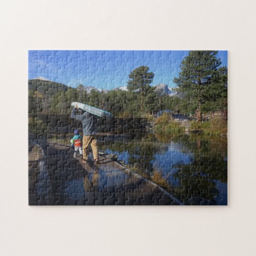 Sprague Lake Rocky Mountain National Park Colorado Jigsaw Puzzle