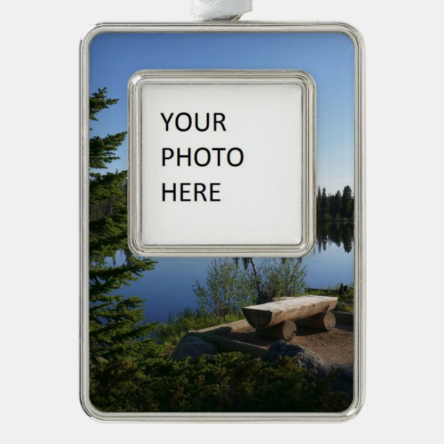 Sprague Lake View Christmas Ornament (Front)