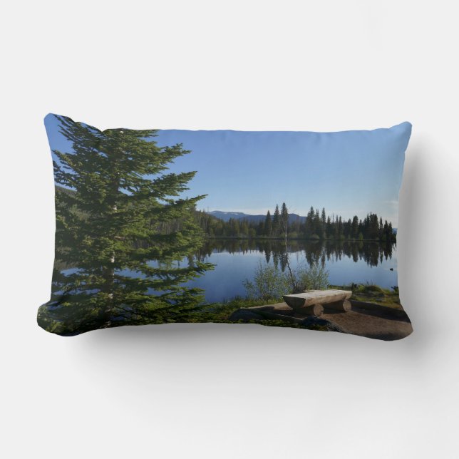 Sprague Lake View Lumbar Pillow (Front)
