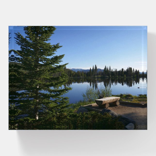 Sprague Lake View Paperweight (Front)