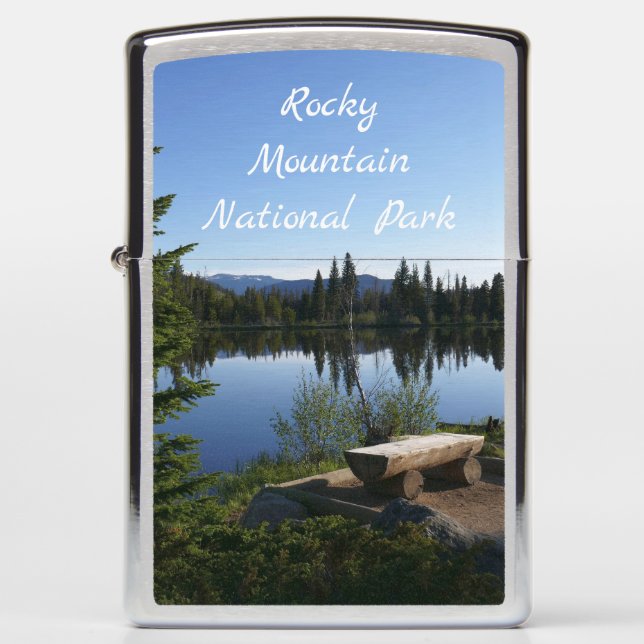 Sprague Lake View Zippo Lighter (Front)