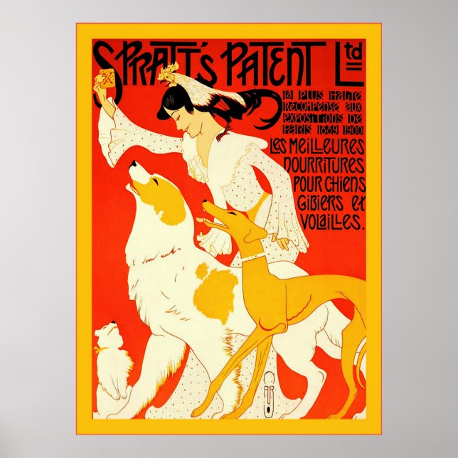 Spratt's Patent Ltd ~ Vintage French Advertising Poster (Front)