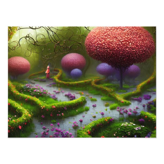 Sprawling Garden Photo Print (Front)