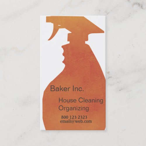 Domestic House Cleaning Professional Business Cards