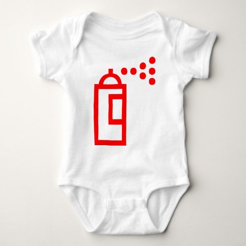 Spray Can Icon Baby Bodysuit