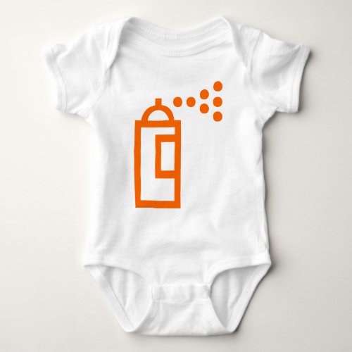 Spray Can Icon Baby Bodysuit