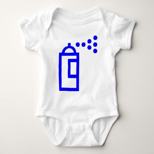 Spray Can Icon Baby Bodysuit