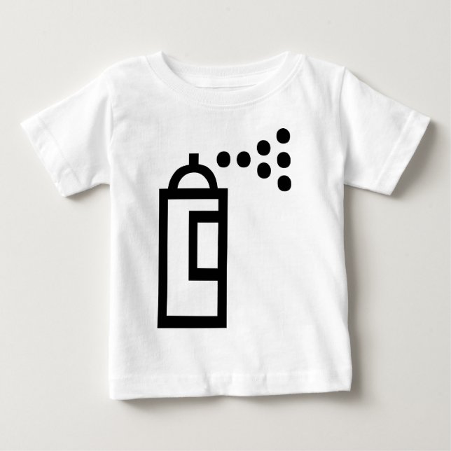 Spray Can Icon Baby T-Shirt (Front)