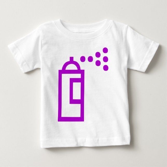 Spray Can Icon Baby T-Shirt (Front)