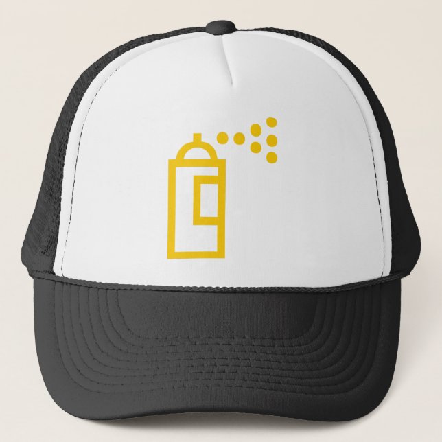 Spray Can Icon Trucker Hat (Front)