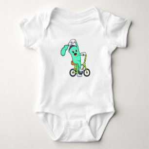 Spray can with Bicycle Baby Bodysuit