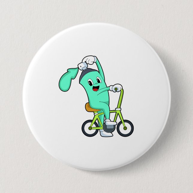 Spray can with Bicycle Button (Front)