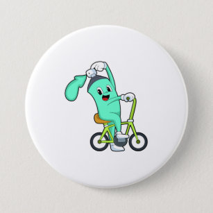 Spray can with Bicycle Button