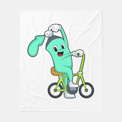 Spray can with Bicycle Fleece Blanket