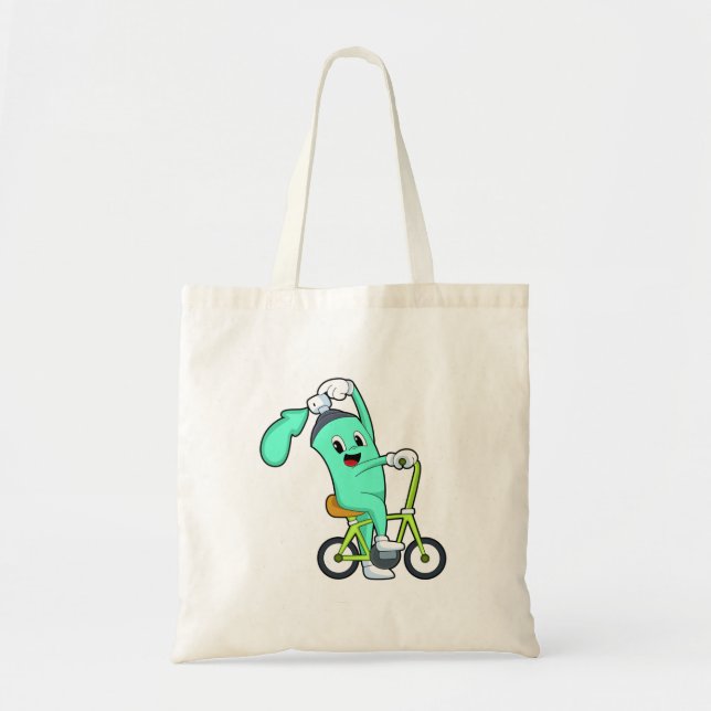 Spray can with Bicycle Tote Bag (Front)