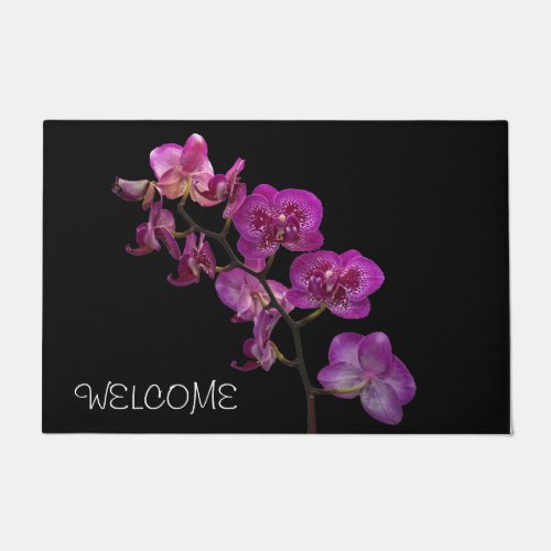 Spray of Orchids Welcome Mat