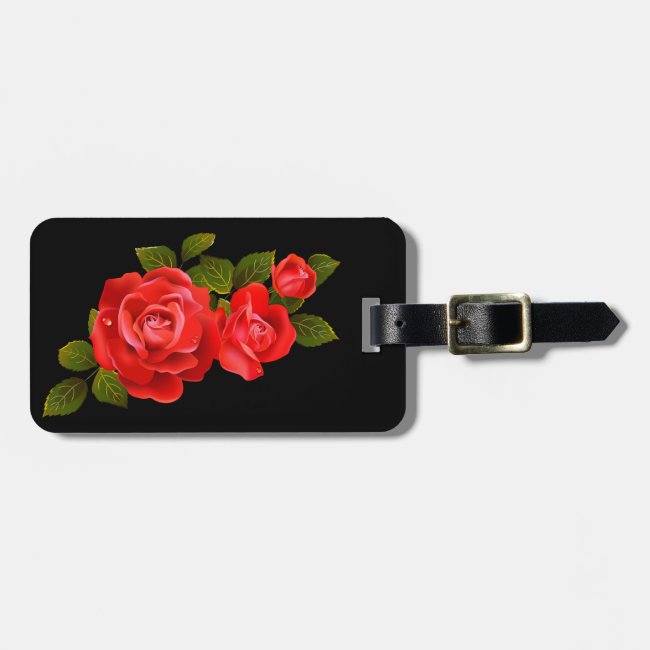 Spray of Roses Luggage Tag