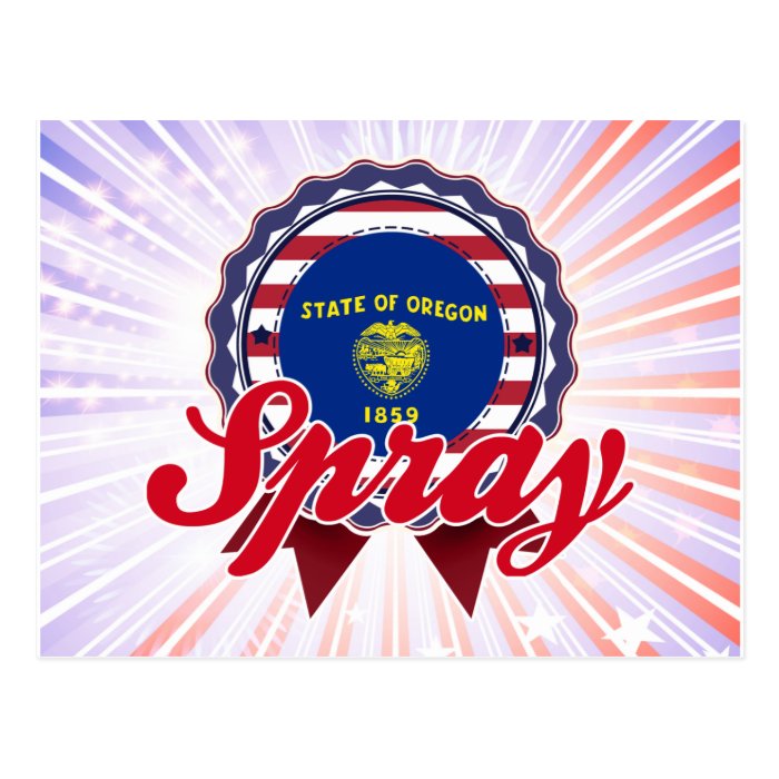 Spray, OR Post Card