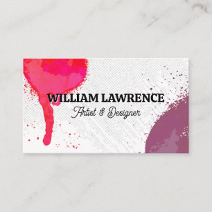 Spray Paint Artistic Business Card