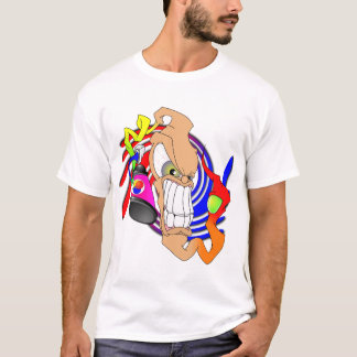 spray paint can graffiti face jewelry bling pimp T-Shirt