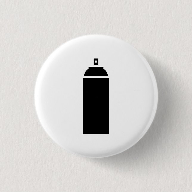 'Spray Paint' Pictogram Button (Front)