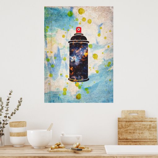 Spray Paint Poster | Zazzle