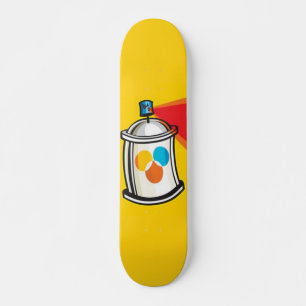 Spray Paint Skateboard Deck