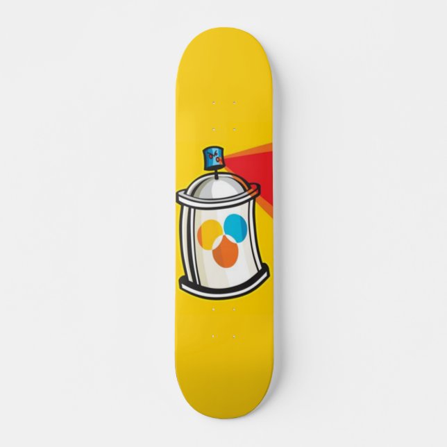 Spray Paint Skateboard Deck (Front)