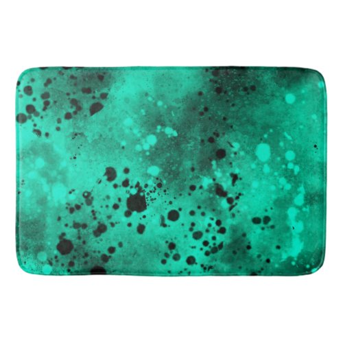 Spray Paint Splatter Effect Bath Mat